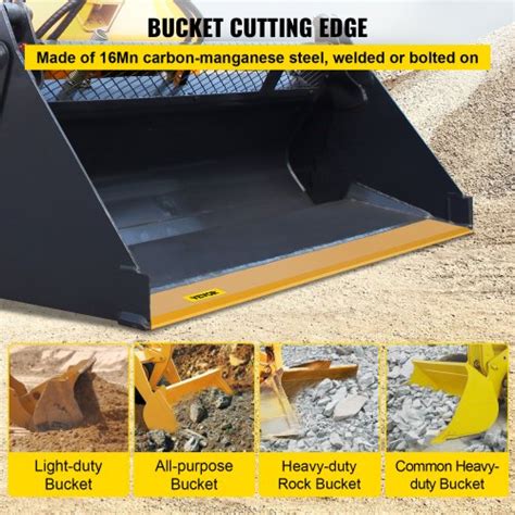 60 skid steer bucket cutting edge|skid steer cutting edge replacement.